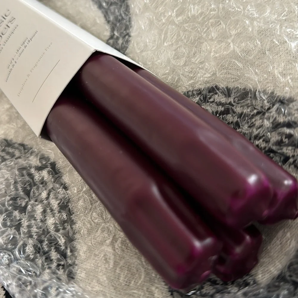 Red Burgundy 18” s/4 candles